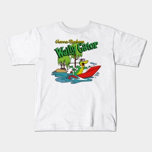 Wally Gator Motor Boating Kids T-Shirt